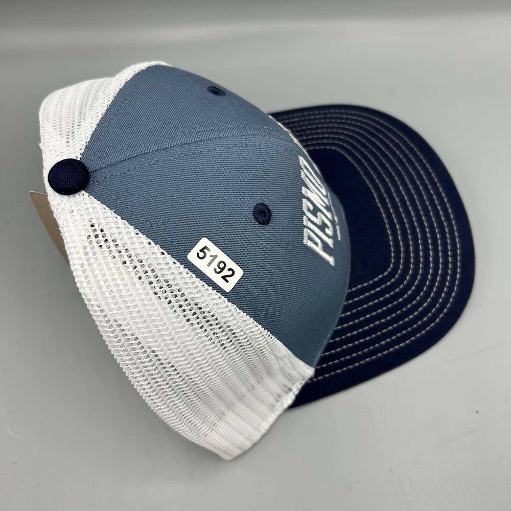 Pismo Beach California Trucker Hat Men Blue White The Game Snap Back Cap New - Picture 9 of 9